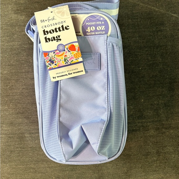 Handbags - Fit + Fresh Lavender Crossbody Bottle Bag